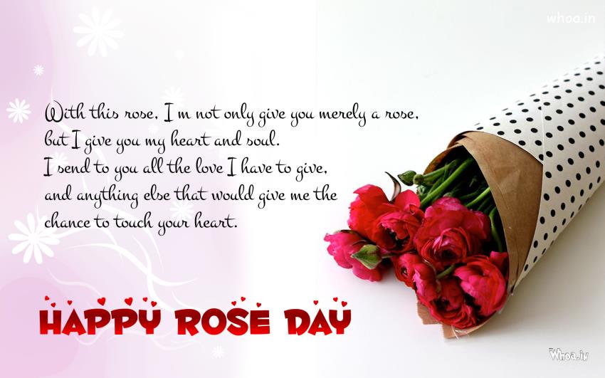 rose day message for gf