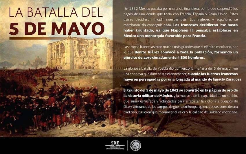 Somos Mexico La Batalla del 5 de Mayo de 1862 Somos Mexico La Batalla del 5 de Mayo de 1862
