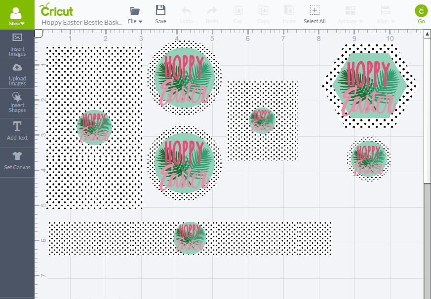 Not So CliShéa Bestie Basket with Cricut!
