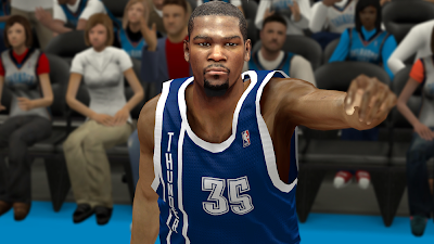 NBA 2K14 Kevin Durant Next-Gen Face Mod