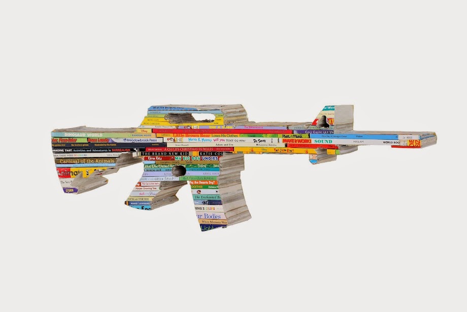 AR-15 made from Childrens Books