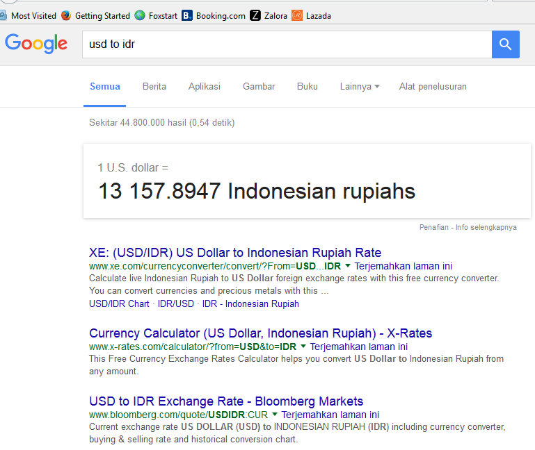 Cara Cek Kurs Dollar Ke Rupiah Terupdate dan terpercaya AdiSyd Zone