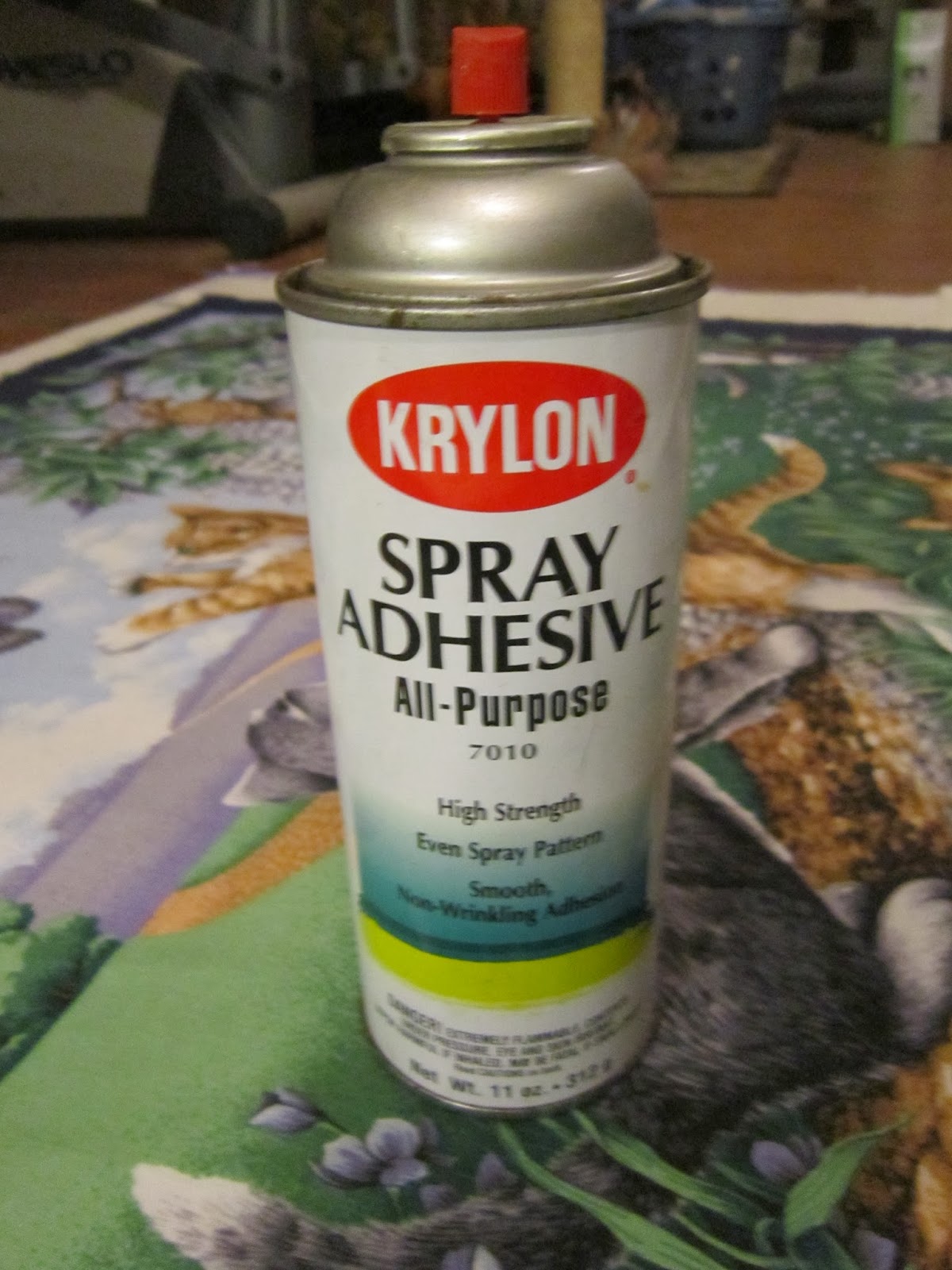 Missy's Homemaking Adventures How to spray baste a quilt