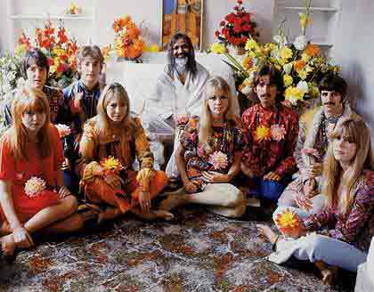 Beatles with the Maharishi
