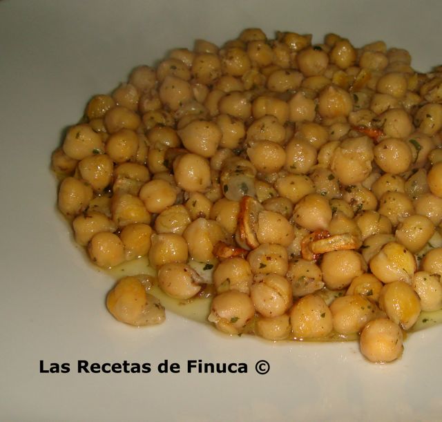 Las Recetas de Finuca Garbanzos fritos