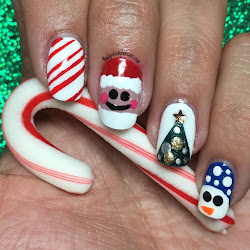 nail christmas polish nails designs guest pursuit tutorial kelliegonzo holiday need following