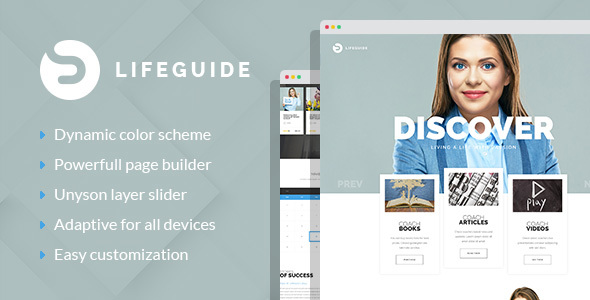 LifeGuide - Personal and Life Coach WordPress theme