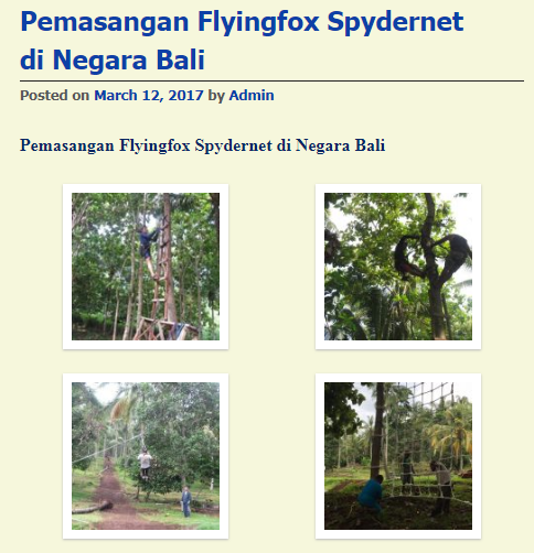 Klien Kami | JASA \u0026 BIAYA PEMBUATAN FLYING FOX MURAH