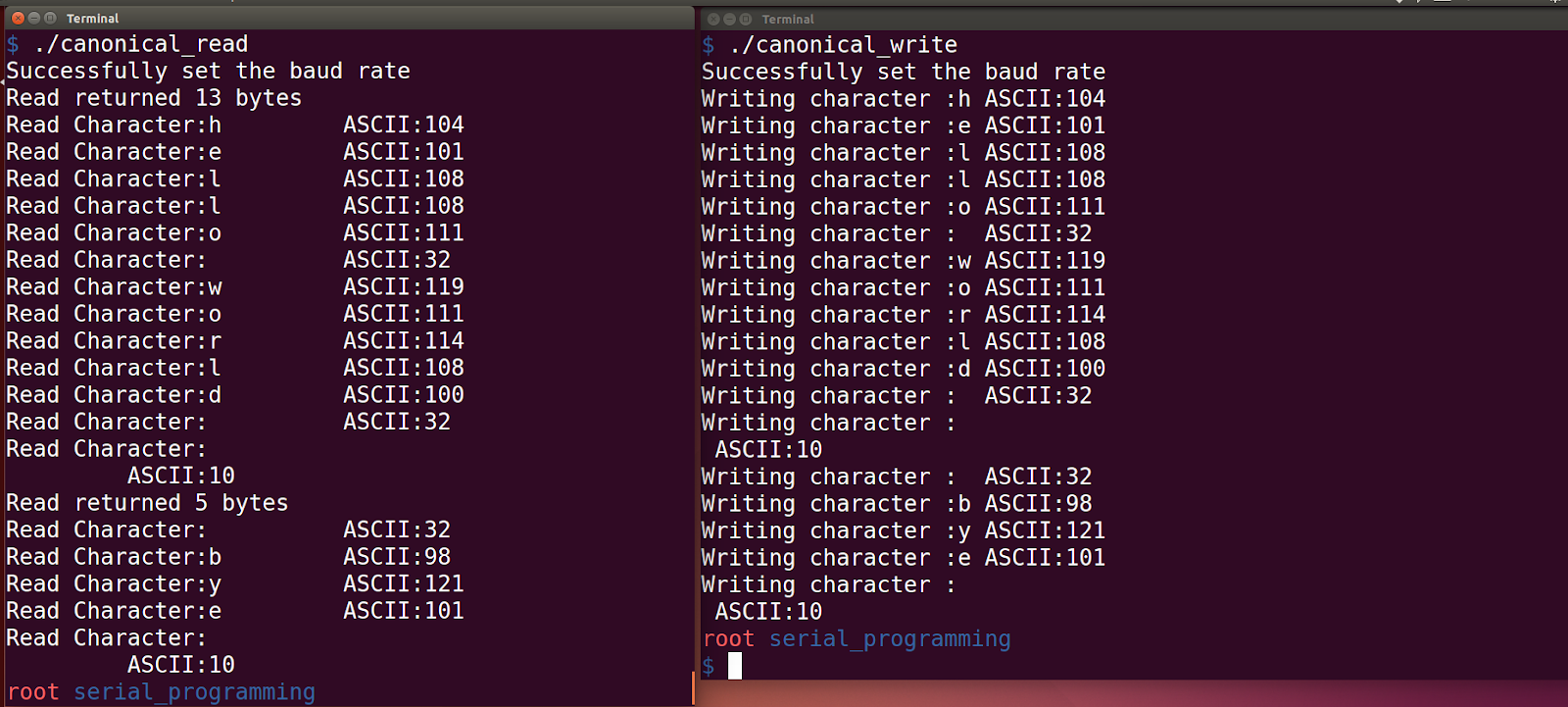 Serial Port Programming Part 2 Canonical Mode vs NonCanonical Mode