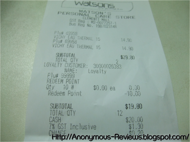 Thermal Water Watson’s SALE! Avene + Vichy MyStyleBite