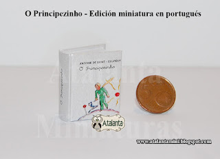 The Little Prince - miniature book - O Principezinho