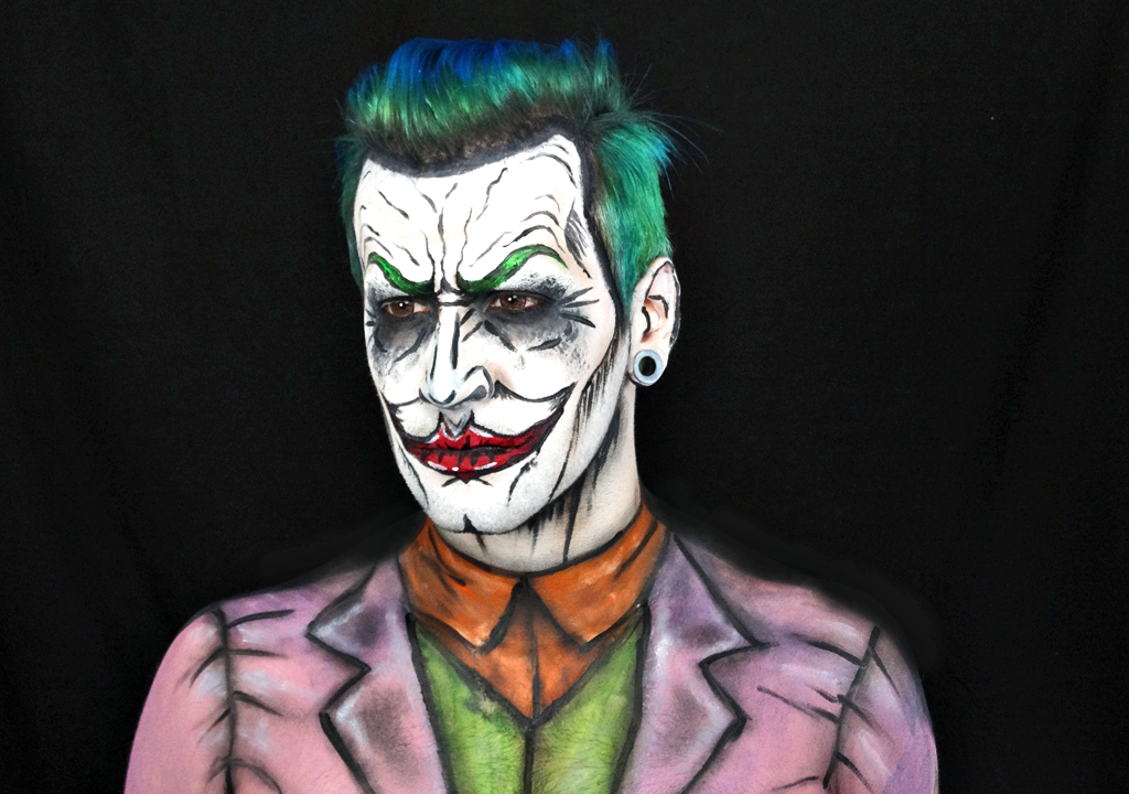 et que vous m\u0027avez demandé de réaliser un maquillage du Joker Je vous présente ma version pop art / cartoon du célèbre ennemi de BatMan le Joker !