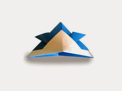 Hướng dẫn cách gấp mũ, nón Samurai bằng giấy đơn giản - Xếp hình Origami với Video clip - How to make a Samurai hat