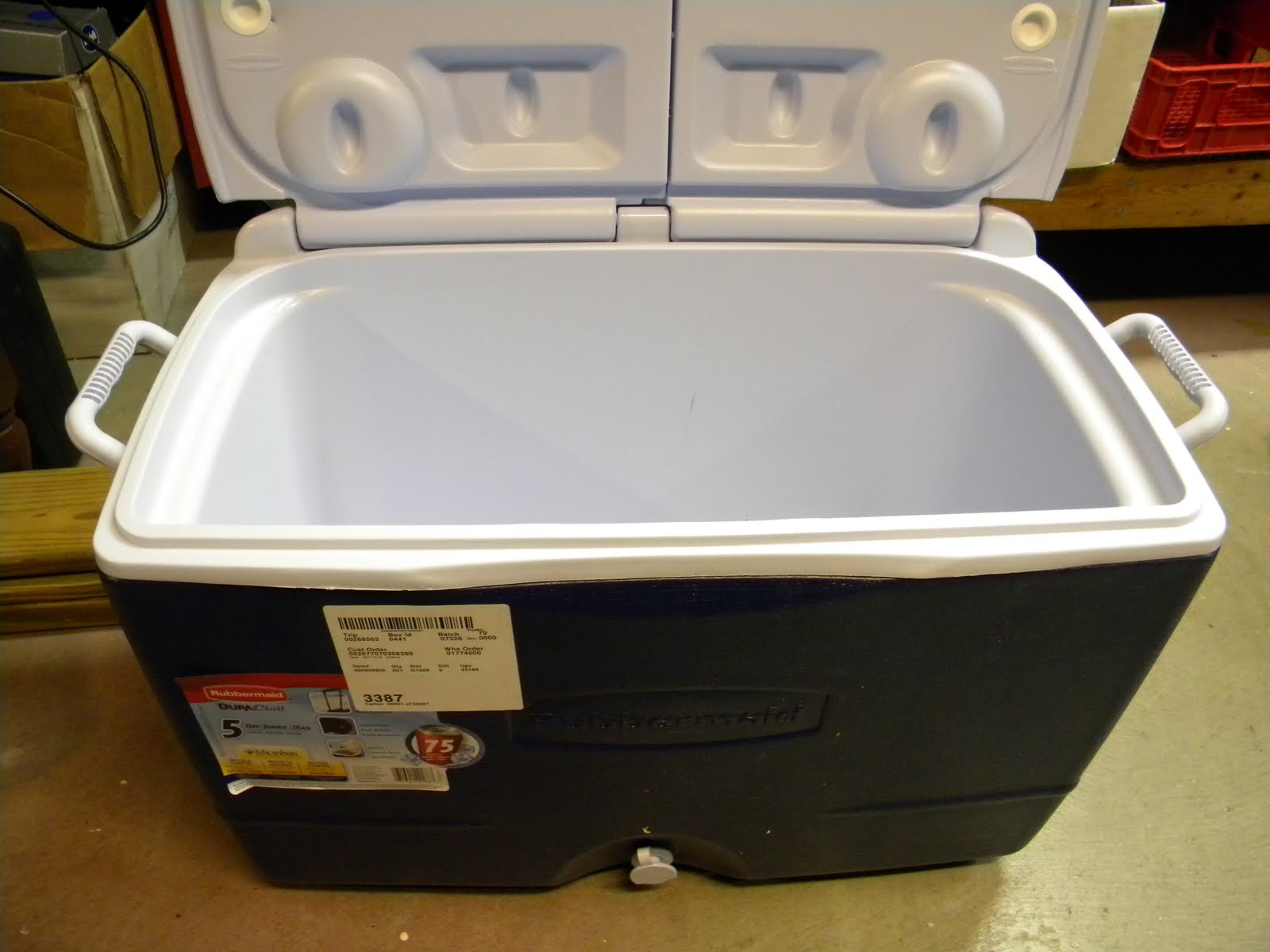 My Custom Cooler Radio Construction Has Begun 