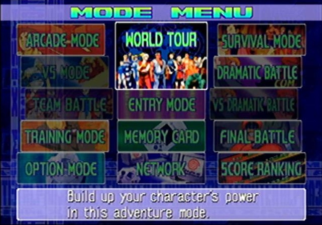 Ending for Street Fighter Alpha 3-World Tour (Sony Playstation)
