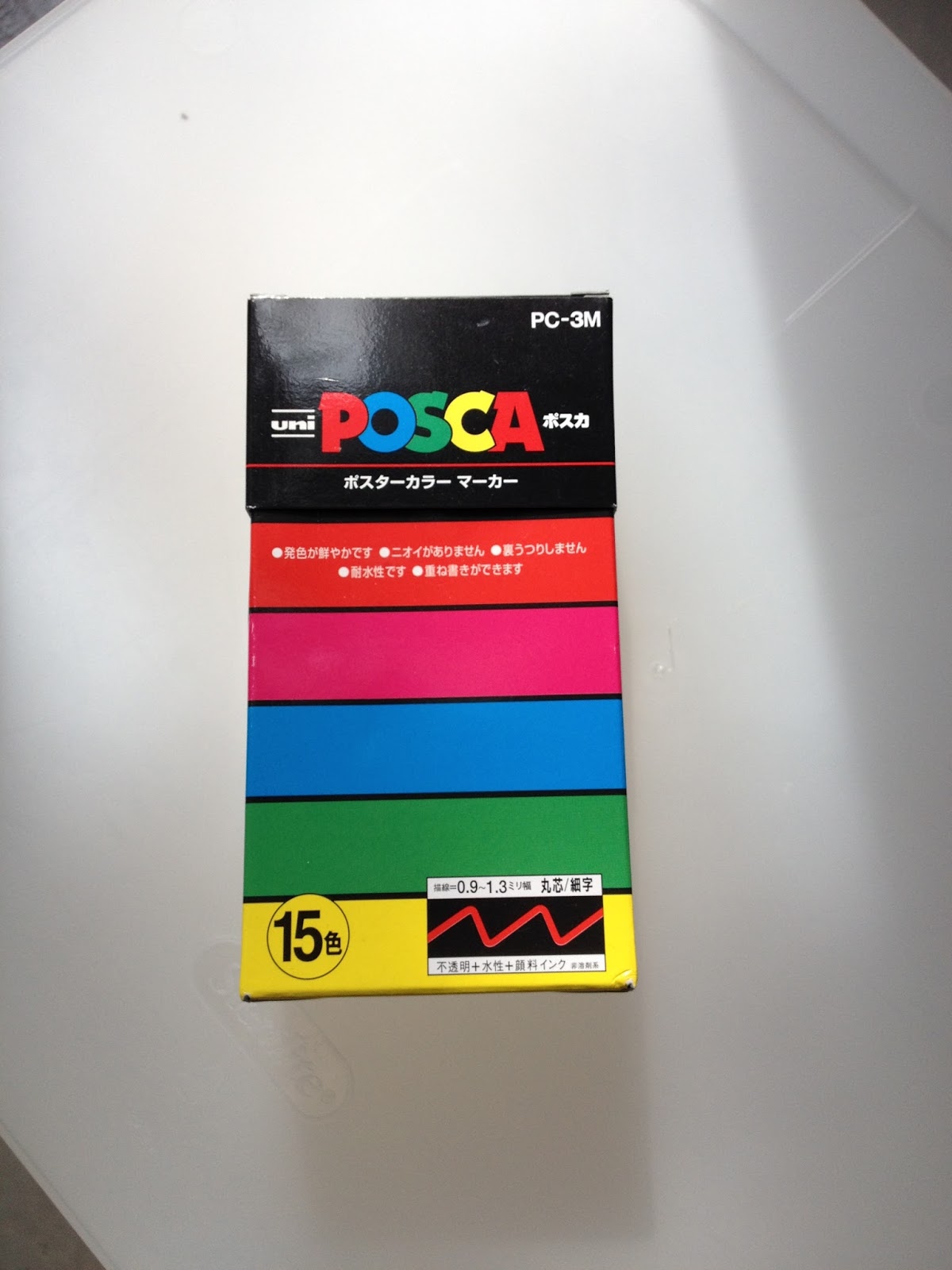 POSCA Colouring - PC-5M Full Spectrum Set of 16 - in 2 Gift Boxes