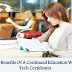 The Benefits Of A Continued Education With Tech Certificates