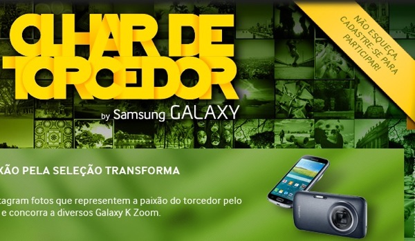 Participar promoção Samsung 2014 Olhar de Torcedor