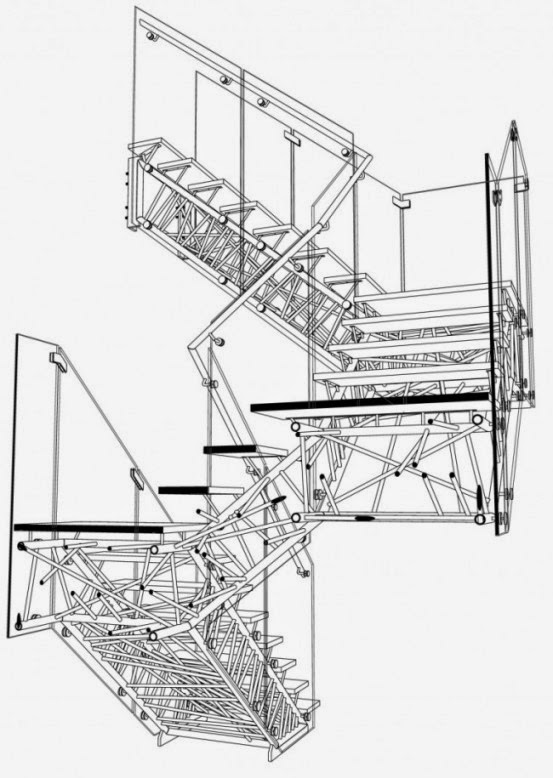 Get Customized and Impressive Metal Stair Shop Drawings/Design at
