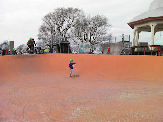 southsea skate park orange ramp