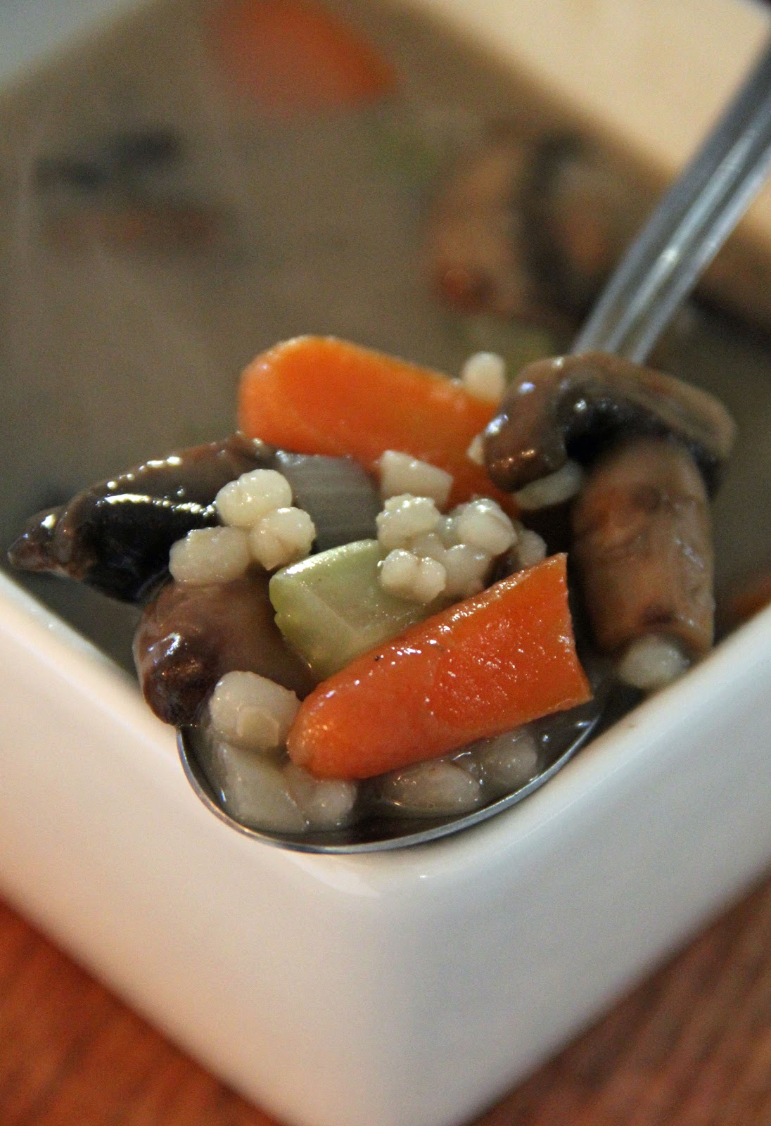 Jo and Sue Mushroom Barley Soup