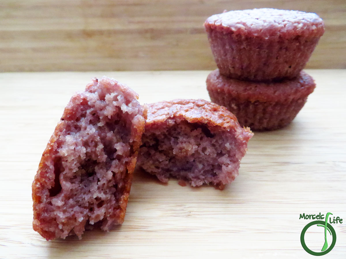 Morsels of Life - Egg-Free Strawberry Muffins - Moist and flavorful egg-free strawberry muffins made with real strawberries. Make a few or a lot - it's up to you!