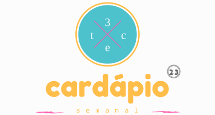 cardápio semanal