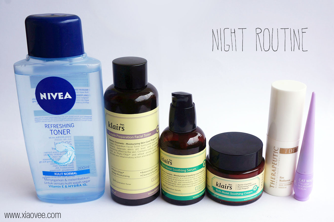Night Skin care routine for normal combination skin type, Night Skin care product for normal combination skin type