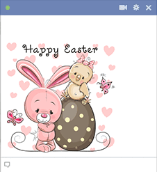 Easter Rabbit Emoticon