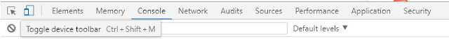 sitio Web desde diferentes dispositivos con Google Chrome