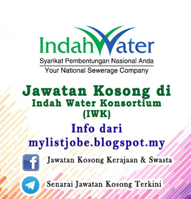 Jawatan Kosong di Indah Water Konsortium (IWK)