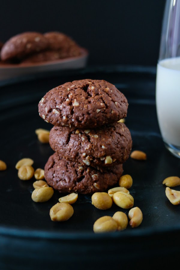 Schokoladen-Erdnuss-Cookies
