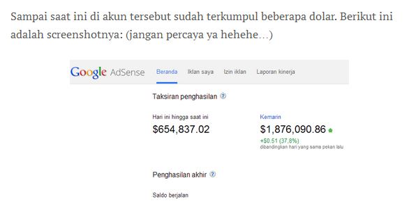 Misteri Pendapatan Adsense Mas Timon: Mengupas Sukses di Balik Layar YouTube