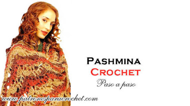 Pashmina para Tejer al Crochet / Paso a paso
