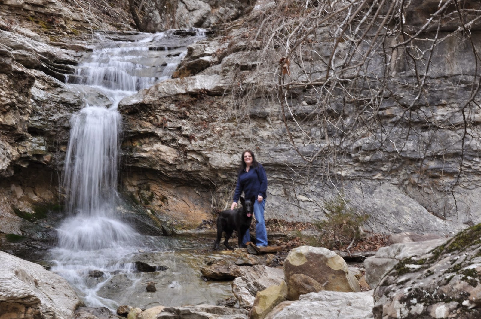 Rick's Hiking Blog Paige Falls and Broadwater Hollow Falls, Arkansas