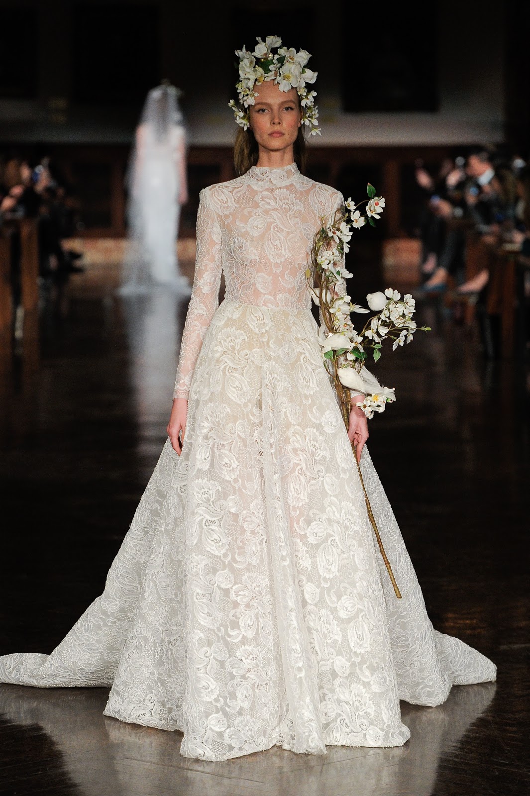 Amazing Reem Acra Blush Lace Wedding Dress  The ultimate guide 