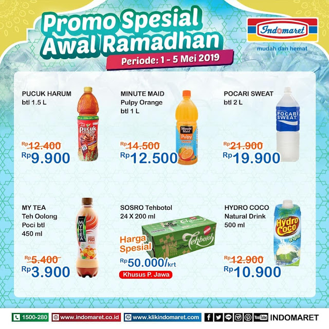 #Indomaret - #Promo #Katalog Special Awal Ramadhan Periode 01 - 05 Mei 2019