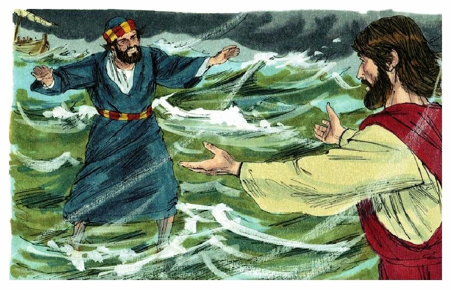Histórias da Sementinha Jesus anda sobre as águas Histórias da Sementinha Jesus anda sobre as águas