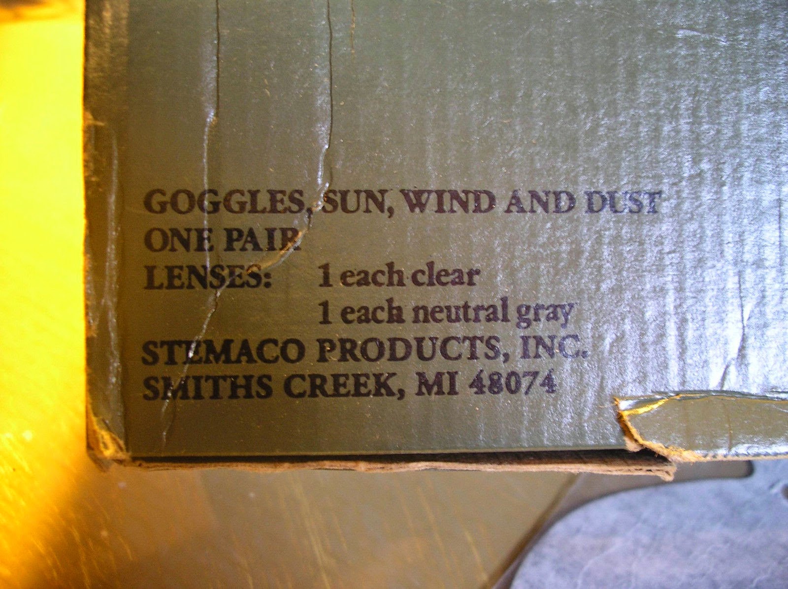 bingbabel Goggles, Sun, Wind and Dust , SDW 1974