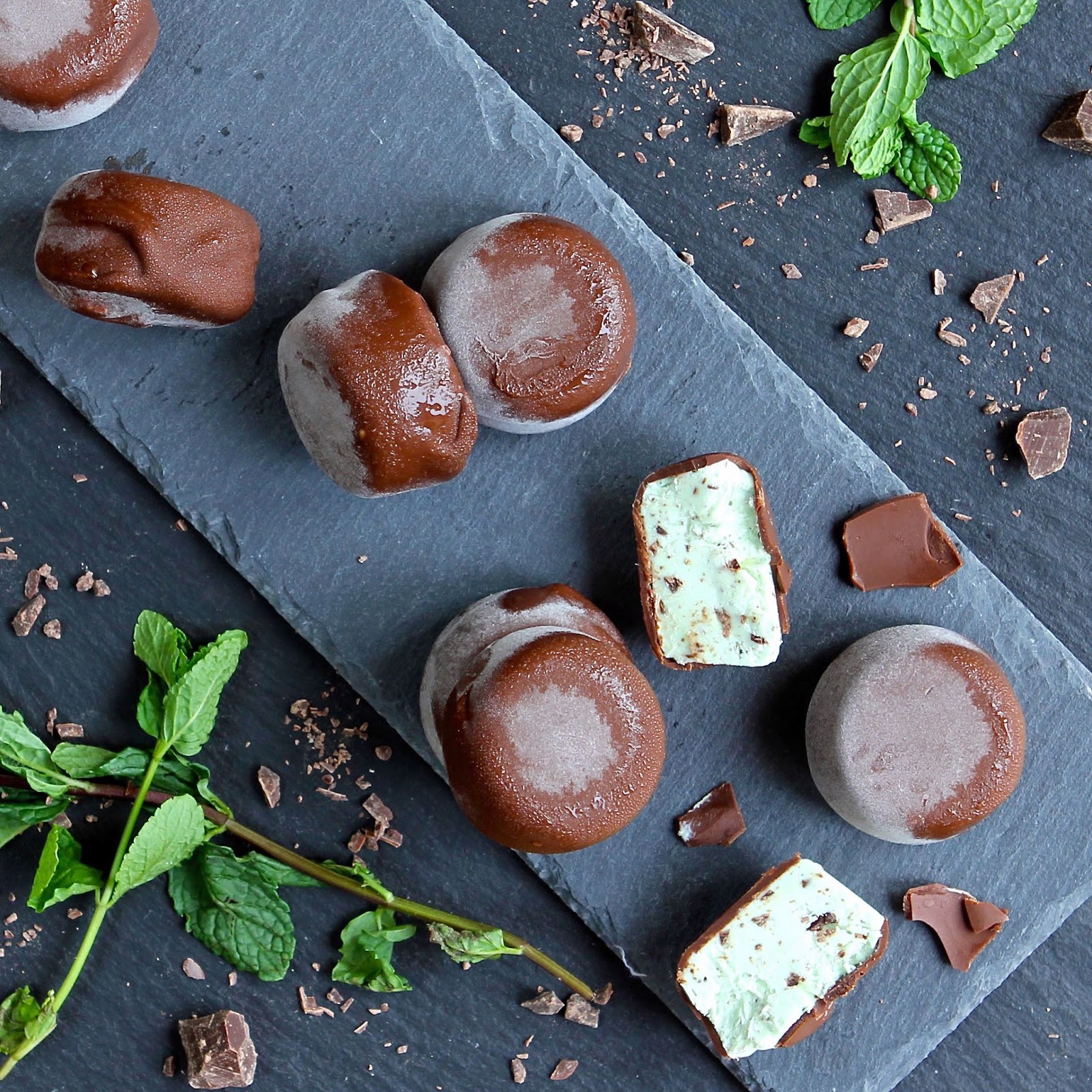Gluten Free Alchemist Vegan MintChocolate Ice Cream Bites (free from