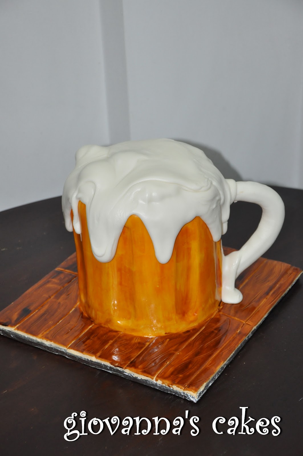 giovanna's cakes Beer mug cake