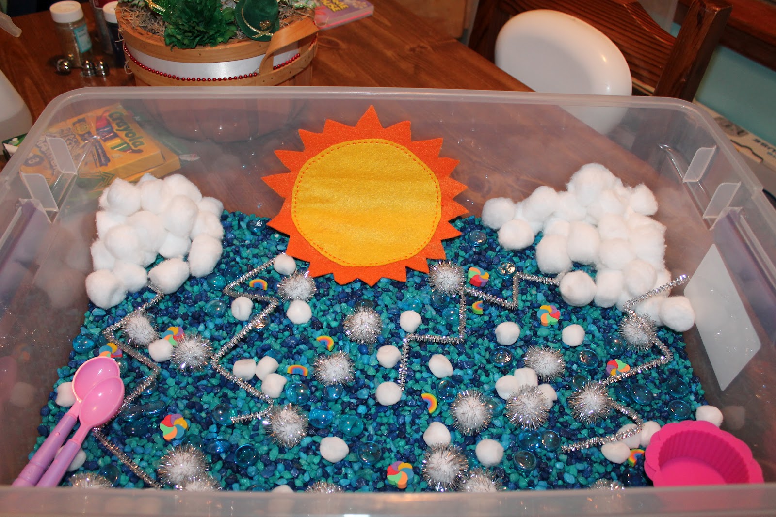 Belle's Butterfly Dreams Weather Sensory Tub