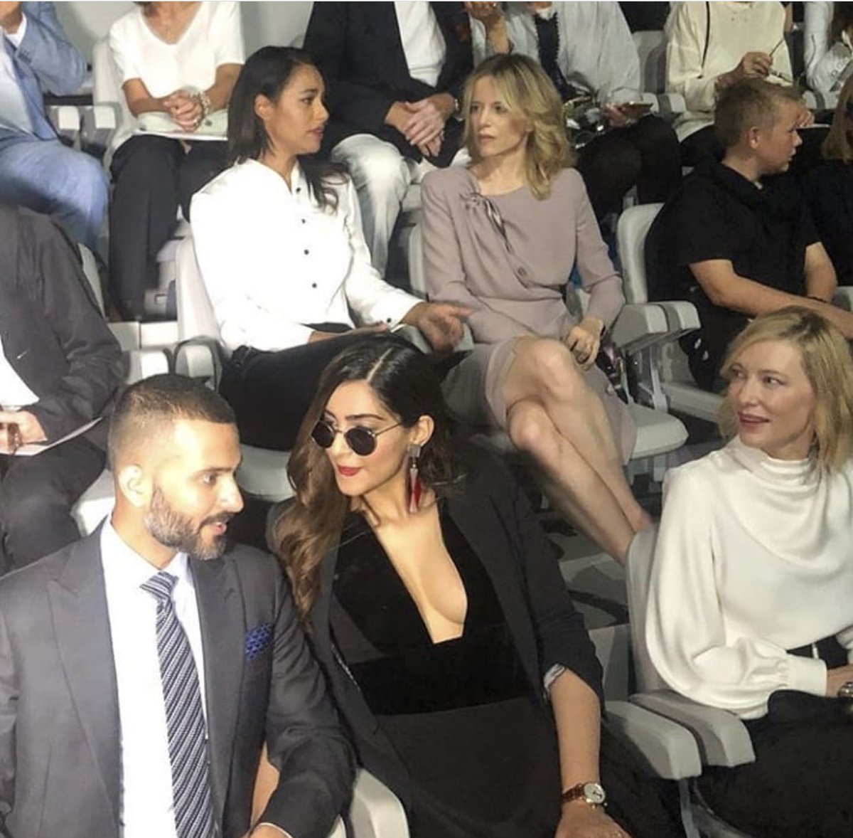 Sonam Kapoor – Giorgio Armani Show at Milan Fashion Week 09/23/2018