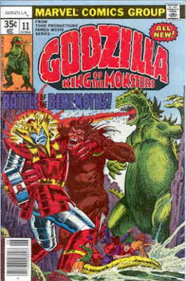 Godzilla #11, Red Ronin and Yetrigar