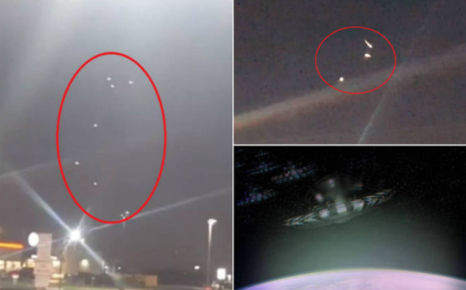 OVNIs 'fora de controle' são flagrados pousando na Terra
