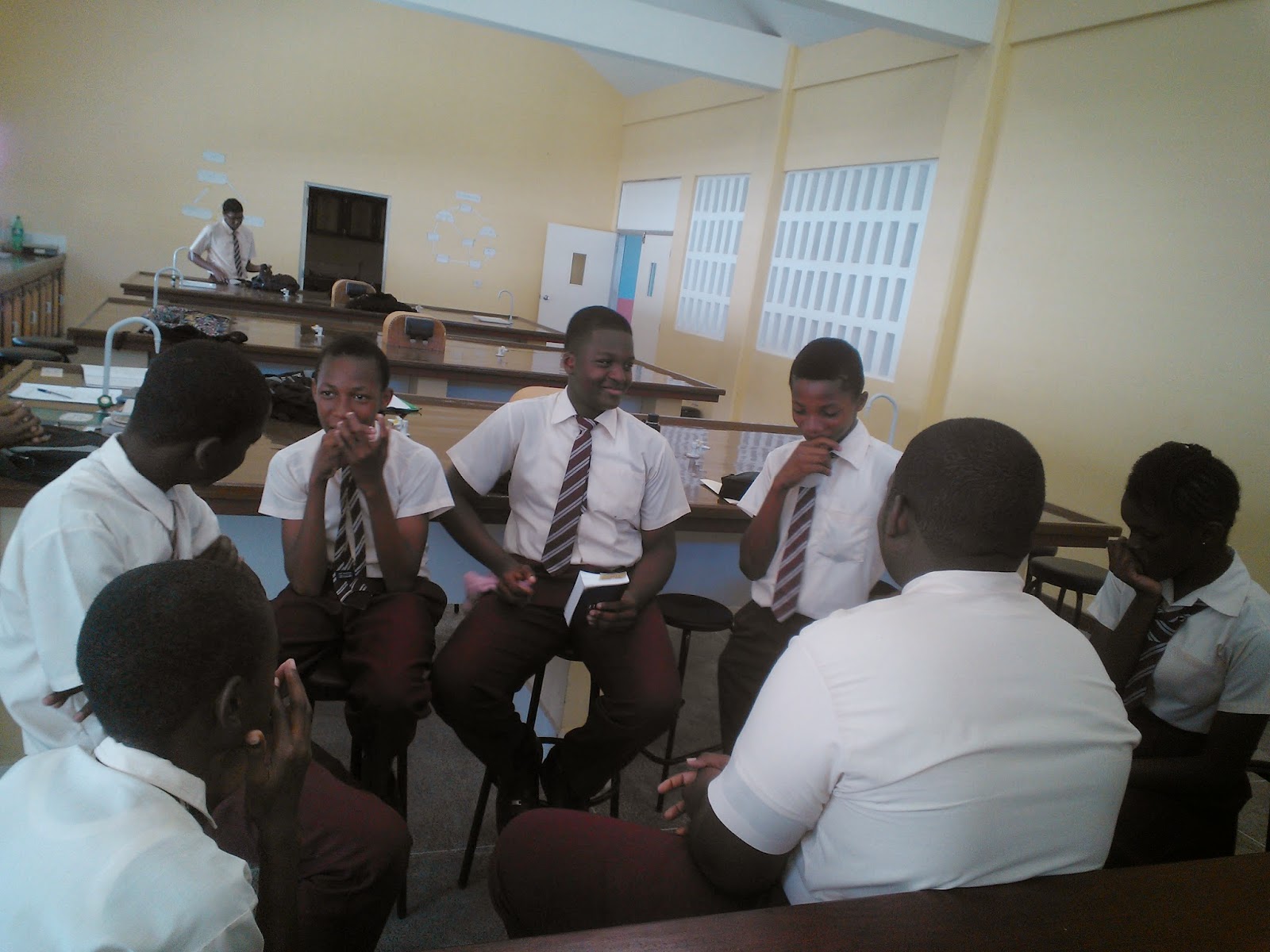 ISCF Grenada Small beginnings at St. Mark's Secondary