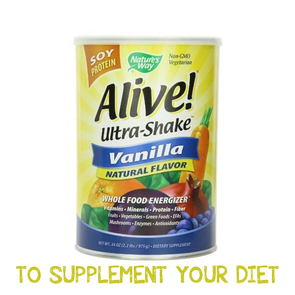 TO SUPPLEMENT YOUR DIET