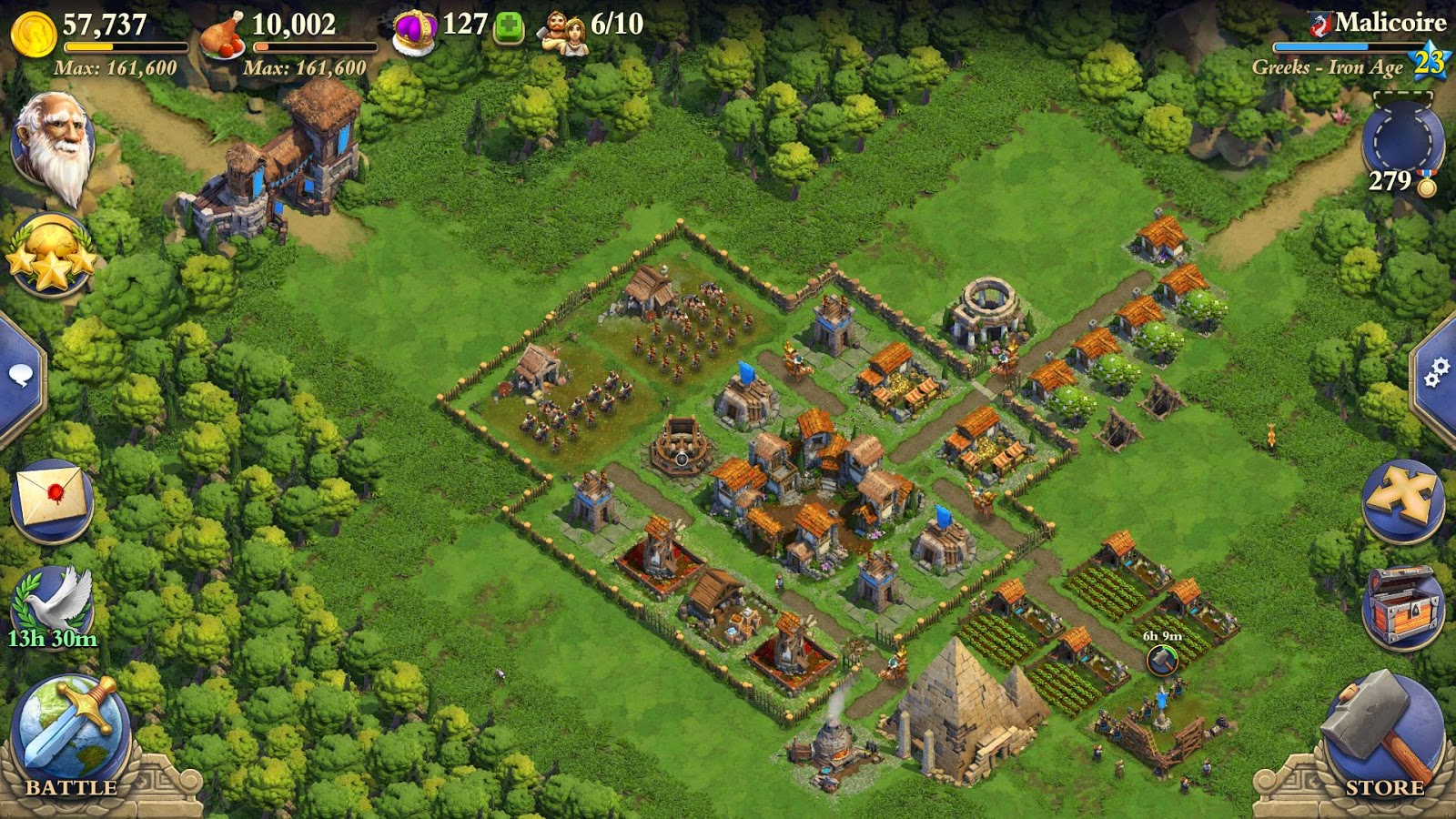 Maxed Iron Age Base Layout DomiNations DomiNations Guides