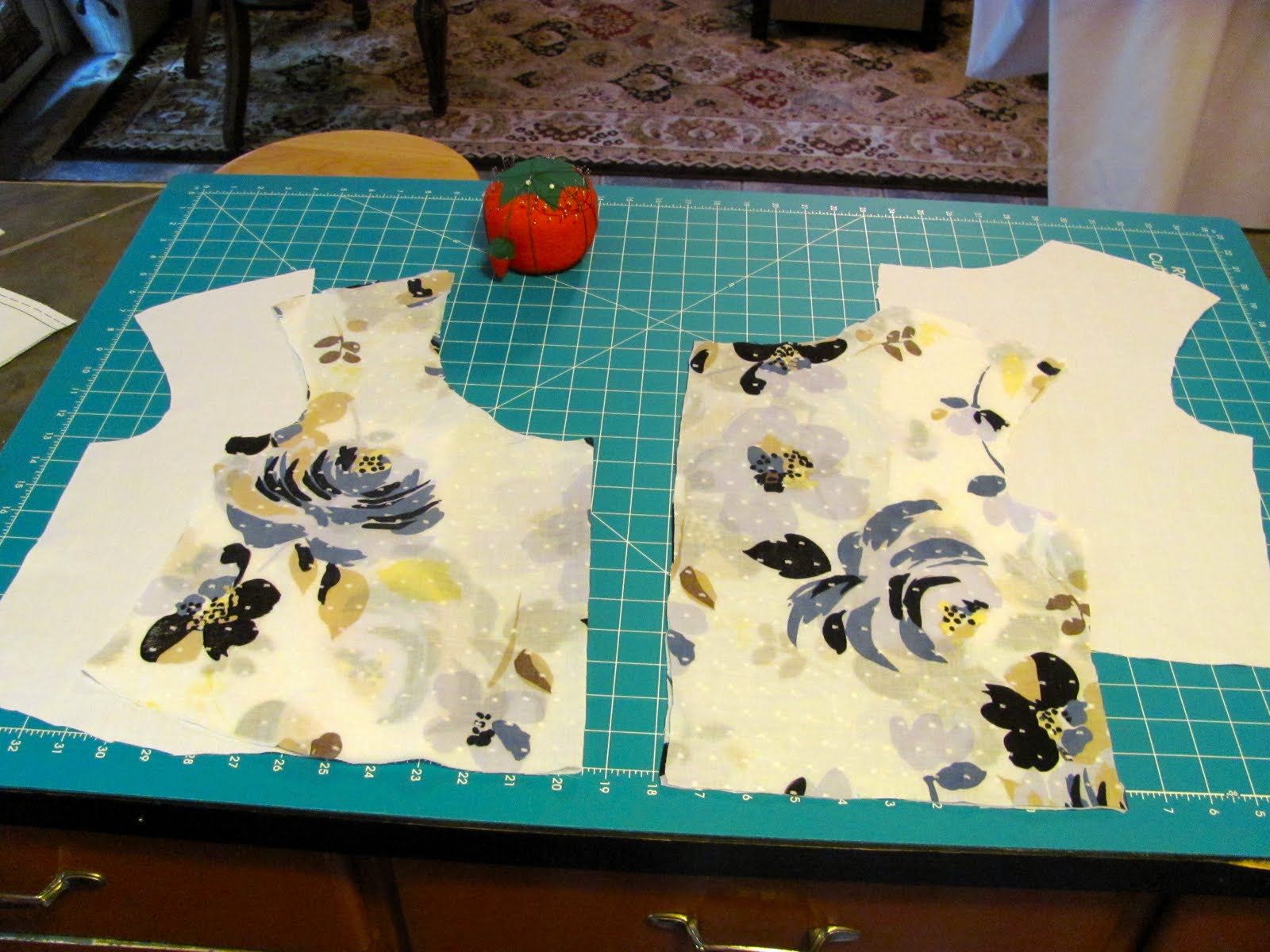 Second Bedroom: Tutorial: Burda Dress Bodice Instructions