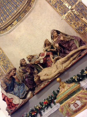 Basilica dell'Osservanza di Siena: sepolcro di Pandolfo Petrucci di Iacopo Cozzarelli, particolare della Pietà